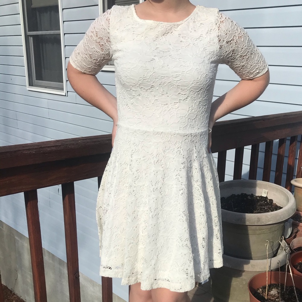 White Lace Dress